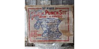 Bol à punch sur socle vintage (27pcs)